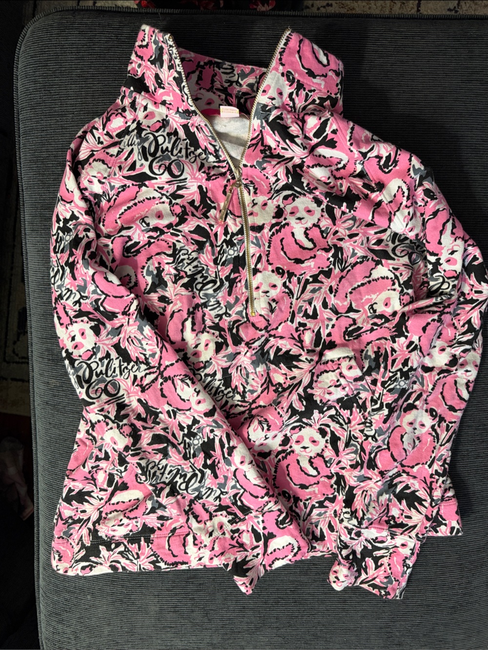 Lilly Pulitzer 1/2 zip pullover